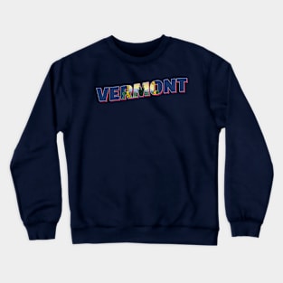 Vermont vintage style retro souvenir Crewneck Sweatshirt
